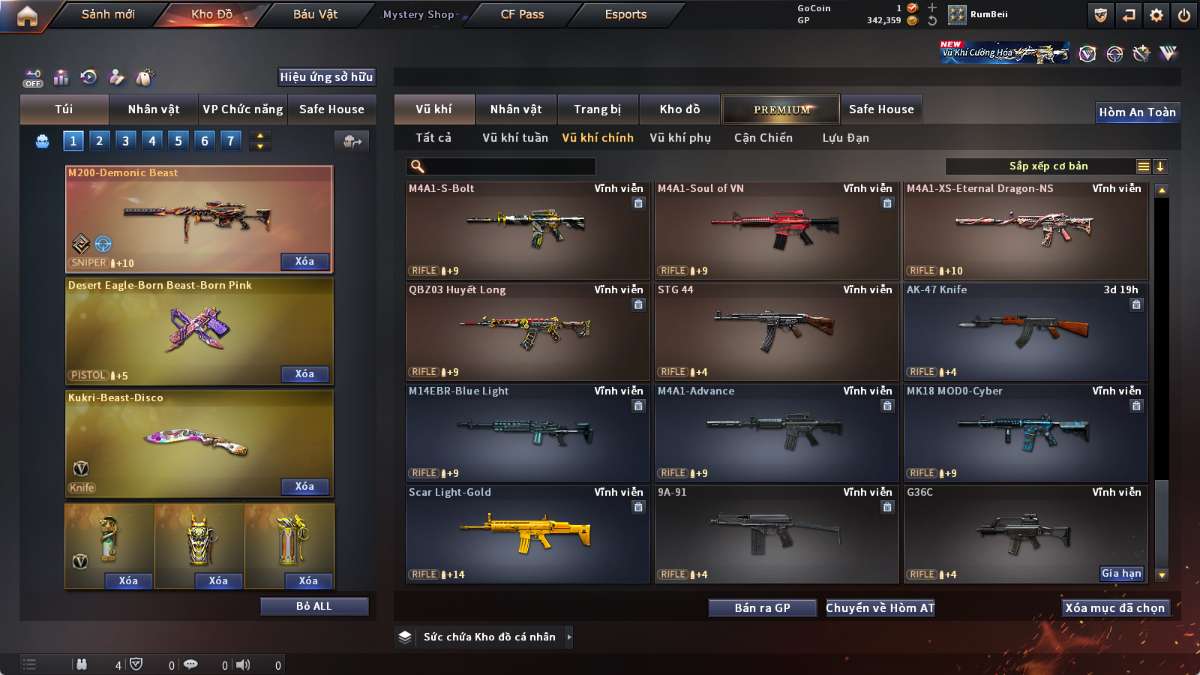 shop acc cf uy tin gia re